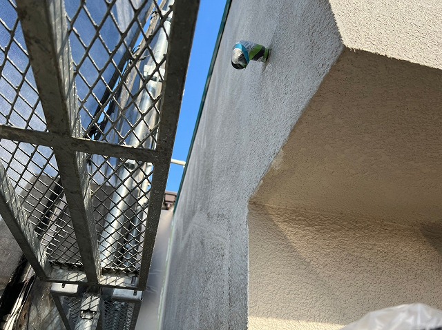 部分補修箇所　下塗り